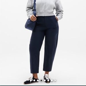 Women's Athletha skyline barrel Navy Pants